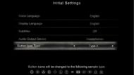 Players get to select their preferred controller layout at the start of the Resident Evil 4 remake (Image via Capcom)